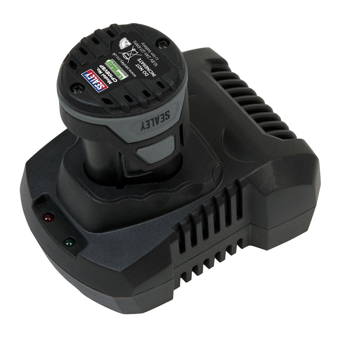 Sealey Cordless SDS Plus Rotary Hammer Drill Kit 10.8V 2Ah SV10.8V CP108VSDS