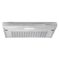 Baridi Visor Cooker Hood Extractor Fan 60cm - Stainless Steel DH108