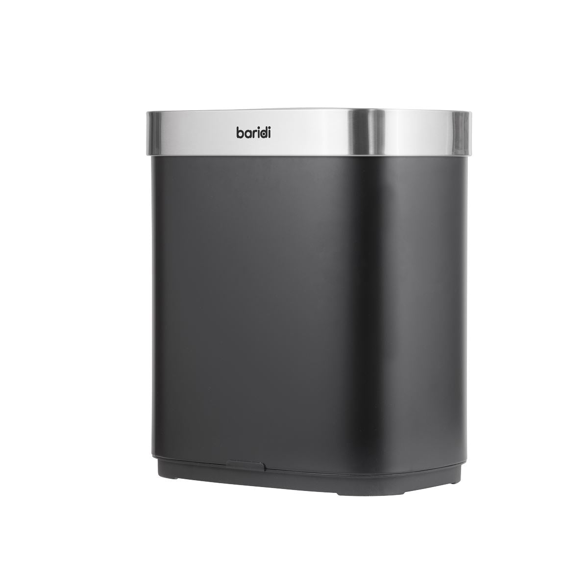 Baridi Sensor Bin 50L - Black/Stainless Steel DH281