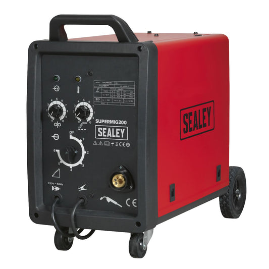 Sealey Professional MIG Welder 200A 230V with Binzel Euro Torch SUPERMIG200