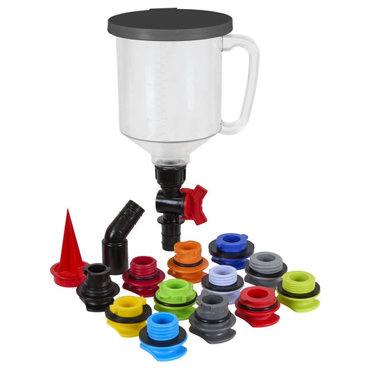 Sealey Master Engine Oil Funnel Filling Kit 15pc VS7107