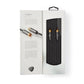 Nedis 5m Subwoofer Cable RCA Male to RCA Male Gun Metal Grey Braided Cable - CATB24100GY50