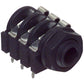 Neutrik NTR-NYS21 6.3mm stereo jack socket/connector 8.2mm