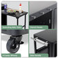 Dellonda BBQ/Plancha Workstation Trolley/Cupboard/Extension Table/Utensil Hooks