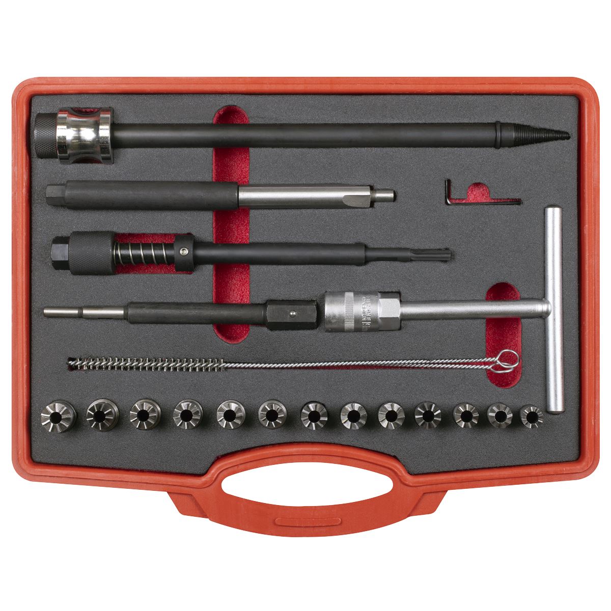 Sealey Diesel Injector Seat Cutter Set 21pc VS2070