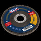 Sealey 40Grit Flap Discs Aluminium Oxide 115mm 22mm Bore - Pack of 10 FD11540E10