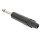 Sweex Mono Connector 6.35mm Nickel-Plated Black SWOP23900B Connector/Plug - COTP23900BK