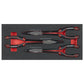 Sealey Premier Long Needle Nose Pliers Set with Tool Tray 3pc TBT58