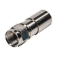 Glaxio Compression F connector DIA 7.00mm metal 10 pcs