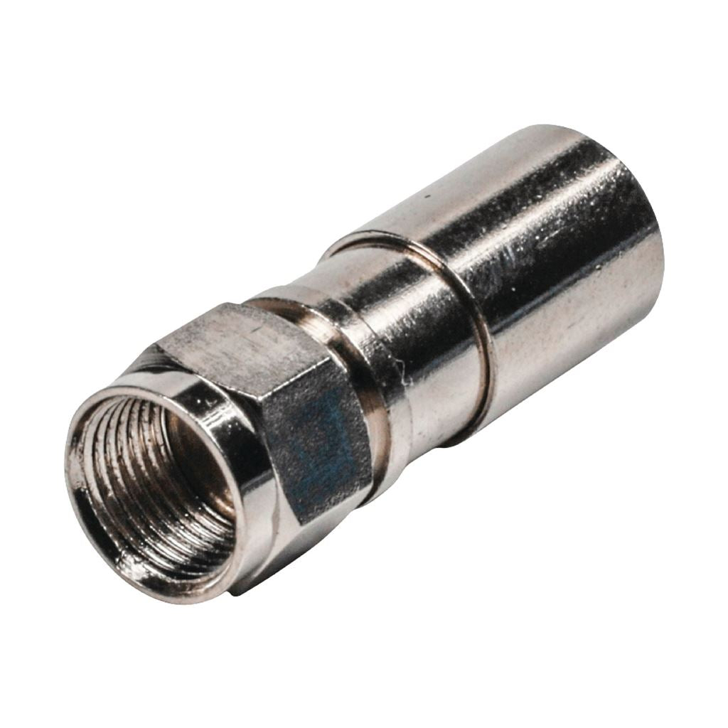 Glaxio Compression F connector DIA 7.00mm metal 10 pcs