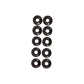 10x Tarpaulin Repair Eyelet Set Durable Self Hole Repair Sealing Canvas Tools - S4673
