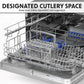 Baridi Compact Tabletop Dishwasher 6 Place Settings, 6 Programmes, Low Noise