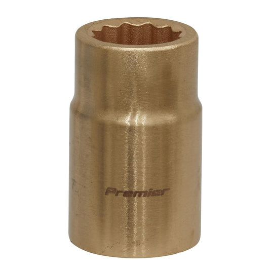 Sealey Socket 15mm 1/2"Sq Drive - Non-Sparking WallDrive NS048