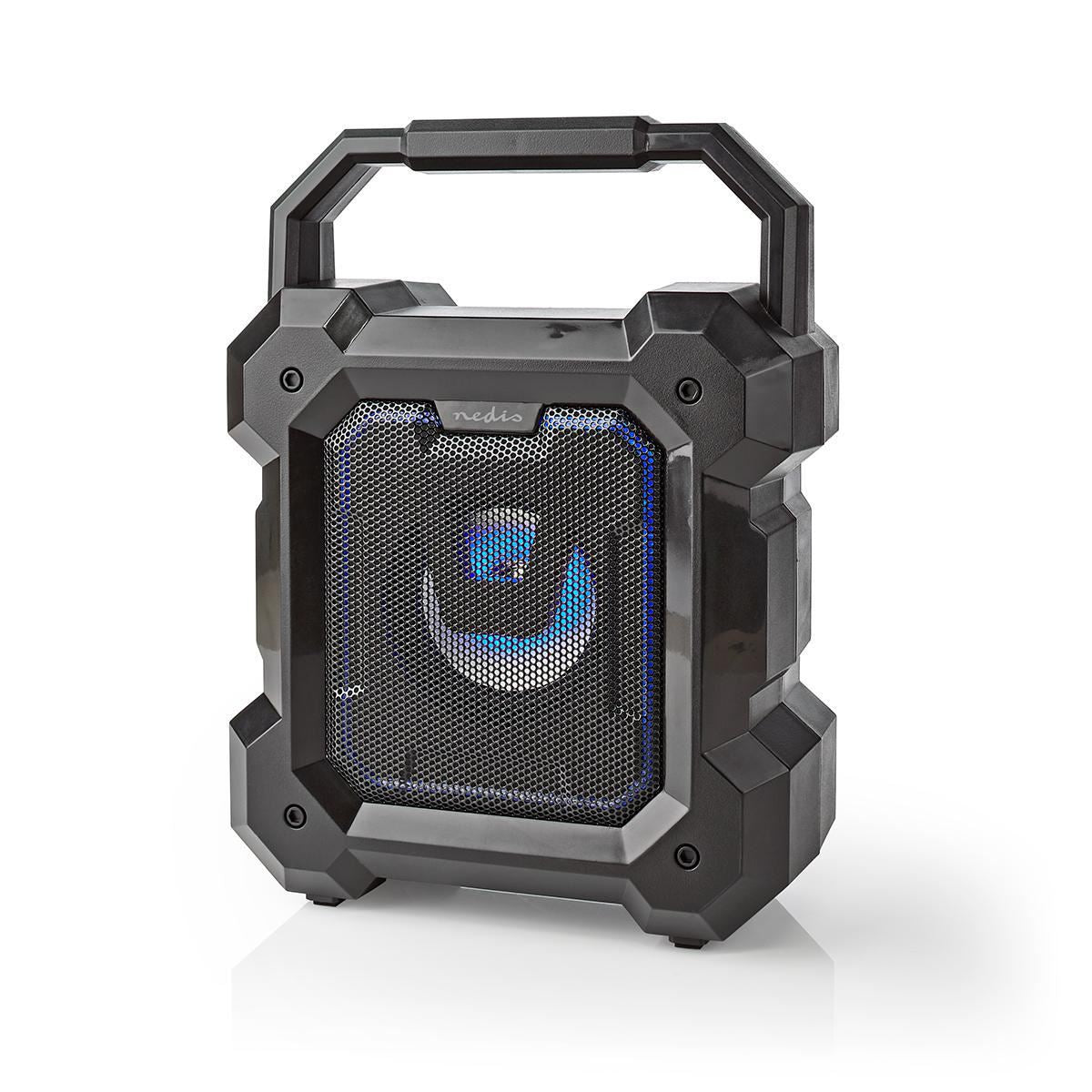 Nedis Bluetooth Speaker Battery play time up to 13 Hours 5W Mono & Microphone - SPBT1003BK