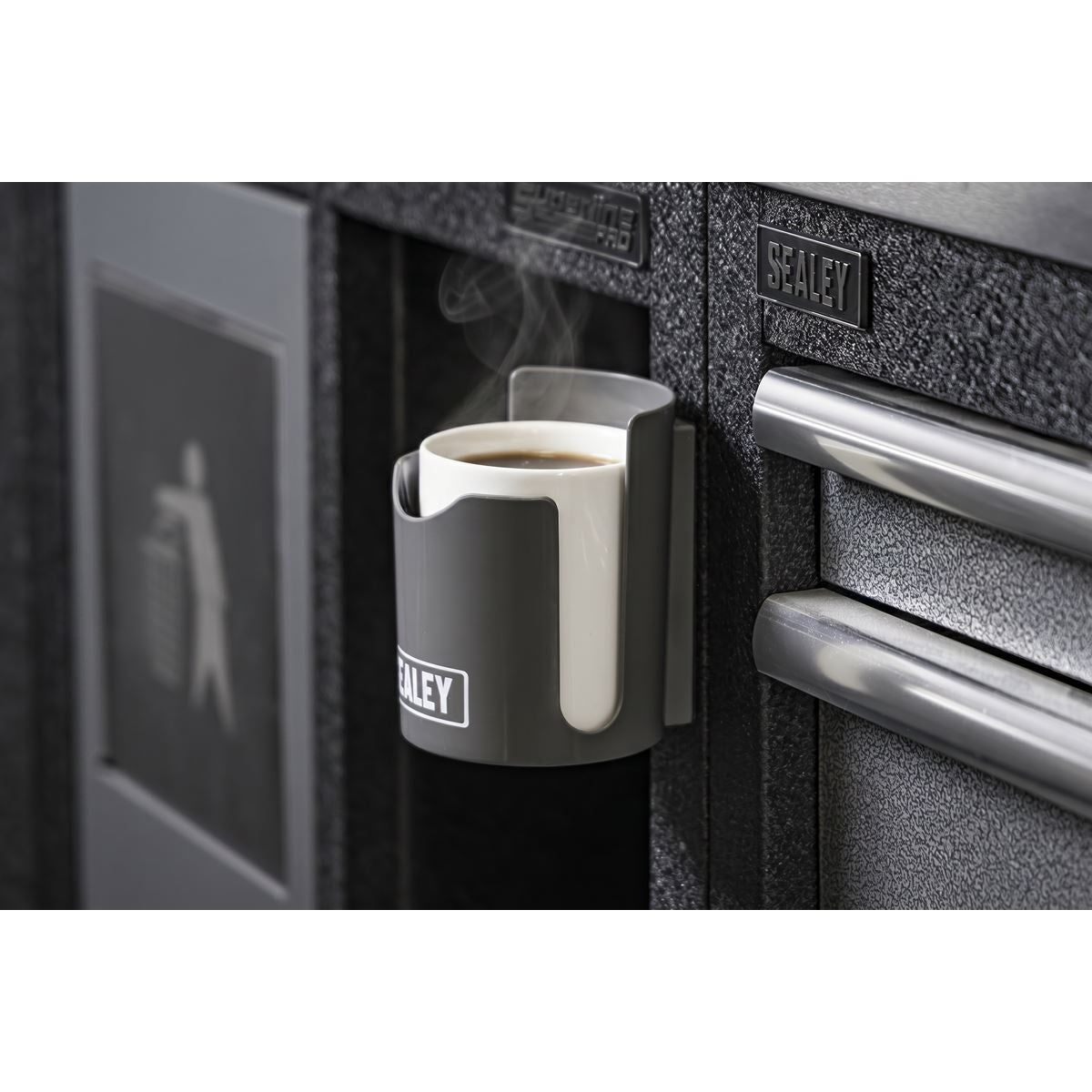 Sealey Magnetic Cup/Can Holder - Grey APCHG