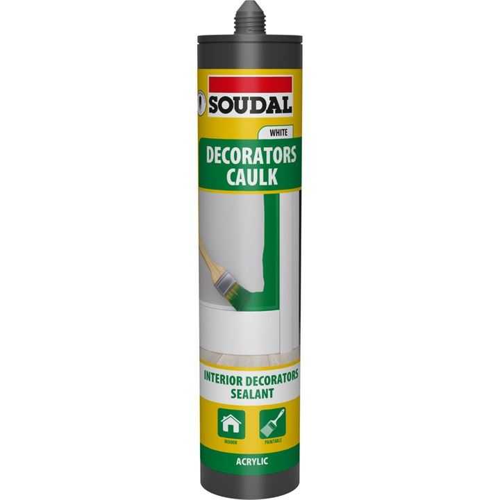 Soudal Decorators Caulk Extra - WHITE (290ml) - DKSD159282