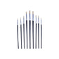 Amtech 9 Piece Round Tip Artist Paint Brush Set Professional Quality Art & Craft - S4135