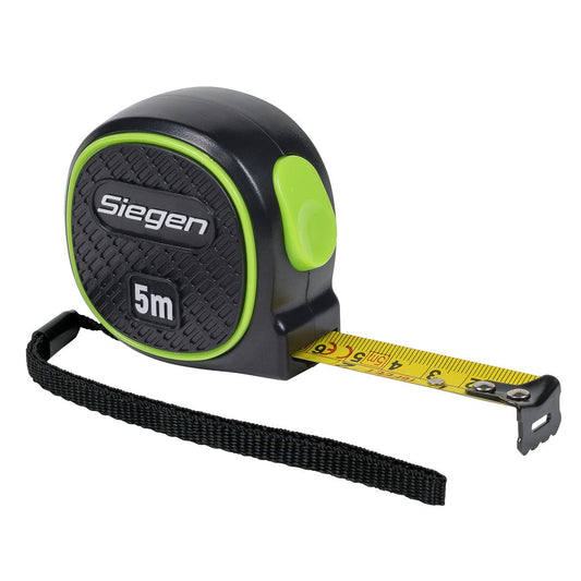 Sealey Siegen Metric/Imperial Auto-Lock Tape Measure 5m(16ft) x 19mm S01328