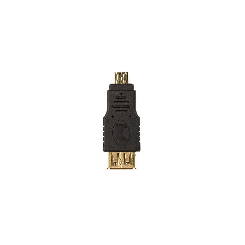 Konig USB 2.0 Adapter Micro B Male to USB A Female Anthracite