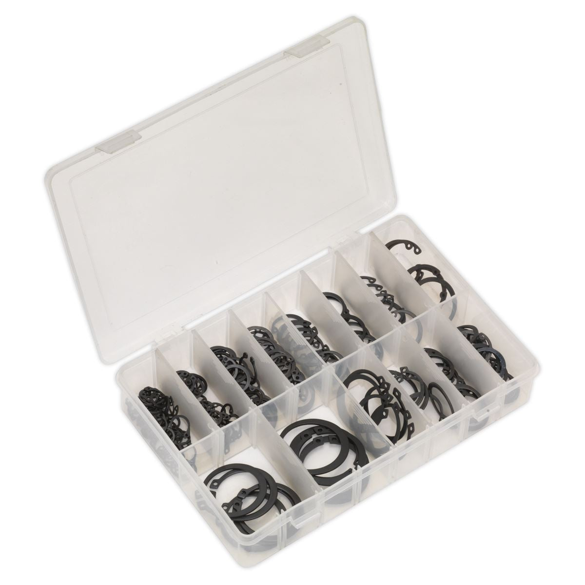 Sealey Circlip Assortment 200pc Internal & External Metric AB017CC