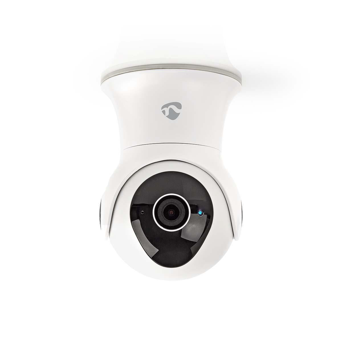 Nedis WiFi Smart IP Camera Pan/Tilt Full HD 1080p Outdoor Waterproof WIFICO20CWT