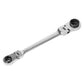Sealey Ratchet Ring Spanner 4-in-1 Flexi-Head Reversible Metric AK63947