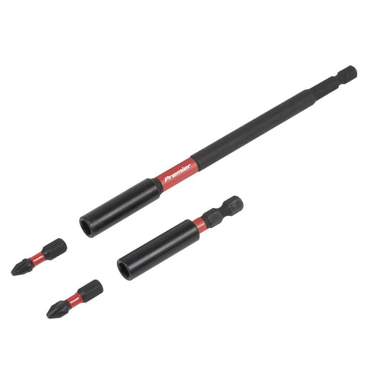 Sealey Power Tool Bit Holder Set 4pc Impact Grade AK8276