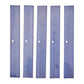 5 Piece Heavy Duty Wallpaper Scraper Replacement Aid Stripping Paint Varnish - G0960A