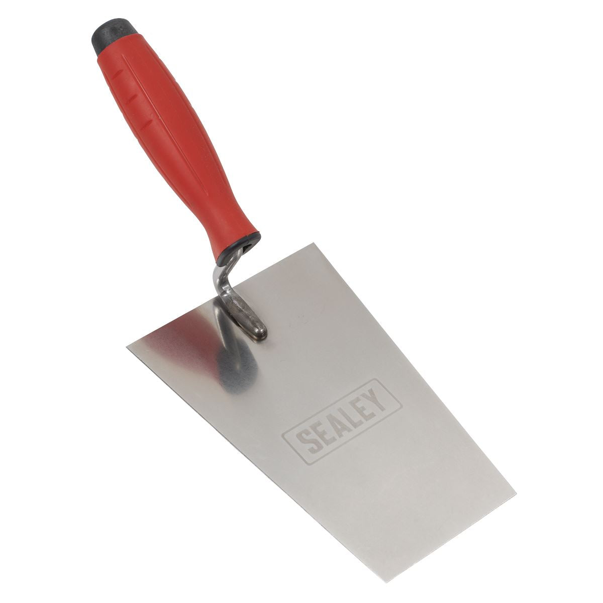 Sealey Stainless Steel Bucket Trowel - Rubber Handle - 180mm T1204