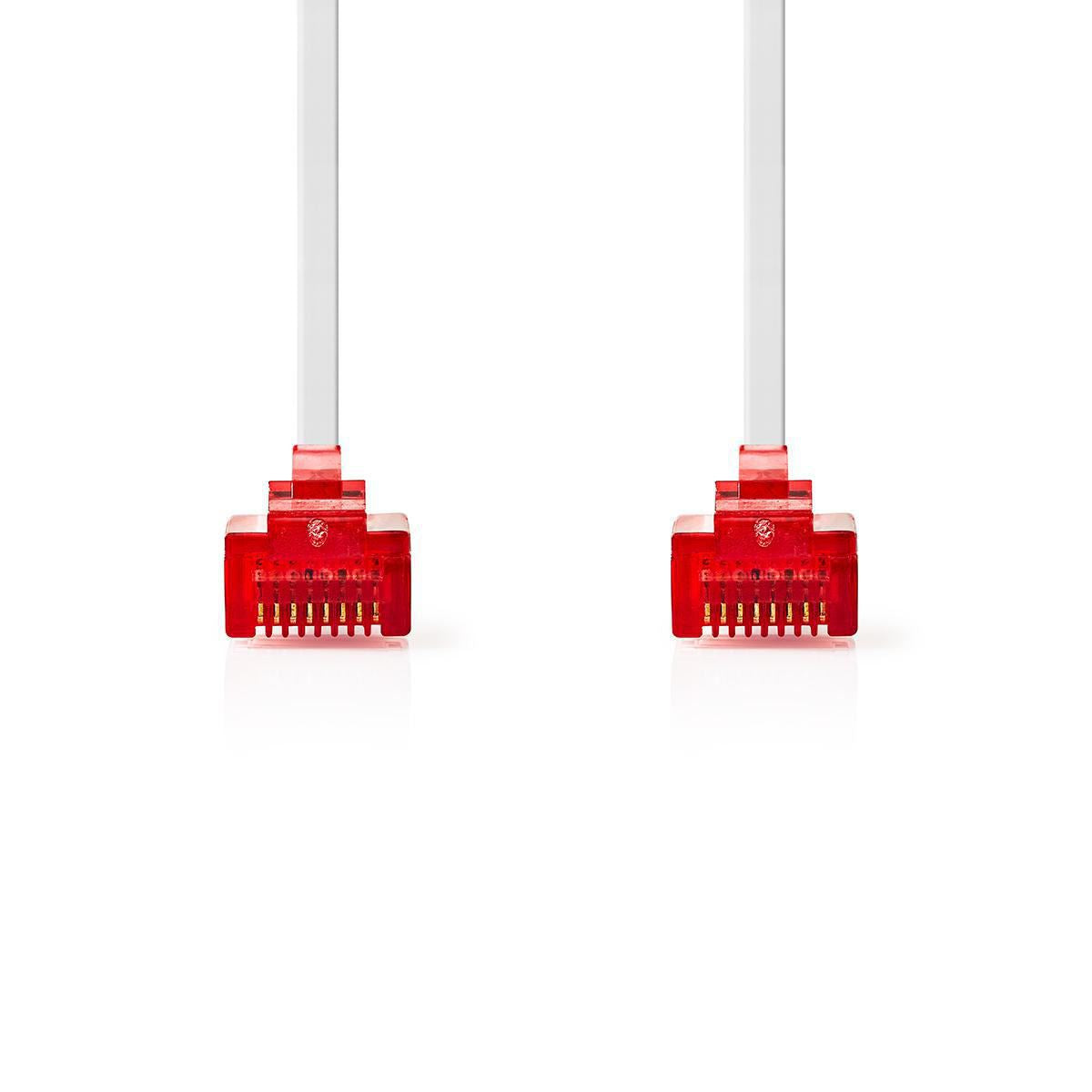 Nedis CAT6 UTP Network Flat Cable RJ45 Male to RJ45 Male 5m White - CCGP85216WT50