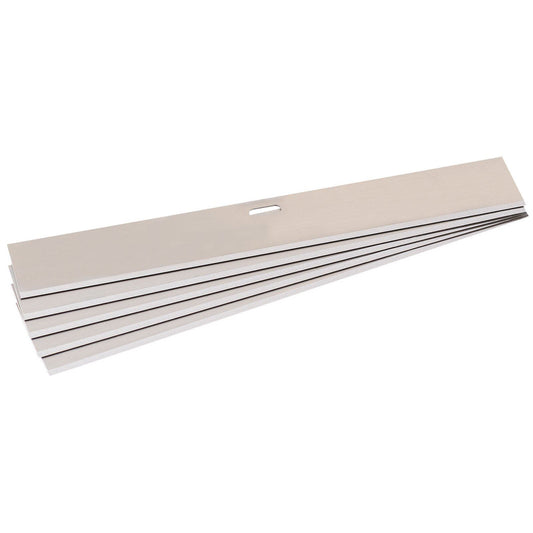 Draper Expert 5x 100mm (4") Heavy Duty Scraper Blades + Storage Tube 17159