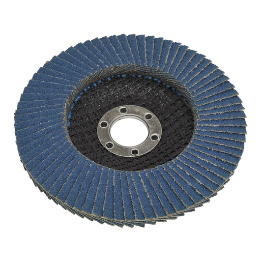 Sealey Flap Disc Zirconium 100mm 16mm Bore 40Grit FD10040