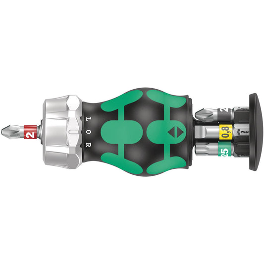 Wera Kraftform Kompakt Stubby Magazine Ra 2 PH/PZ/Sl/TX Btz 6Pc 008884