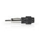 Nedis Car Antenna Connector Male 10 Pieces PVC Black