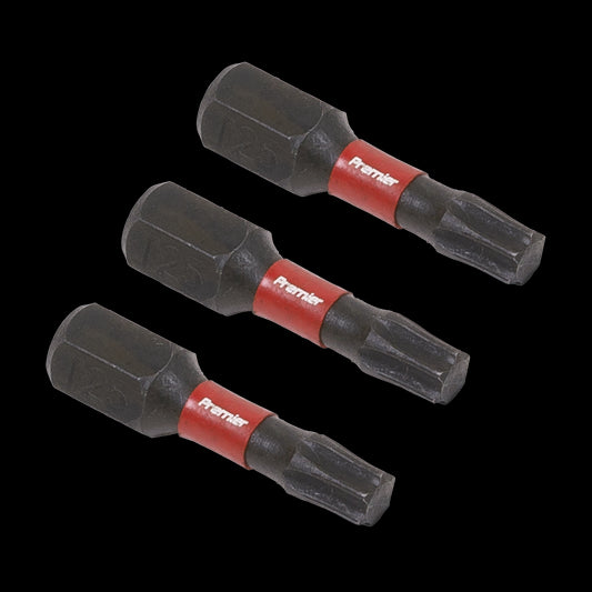 Sealey Premier TRX-Star Impact Power Tool Bits T25 x 25mm 3pc AK8218