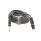 Sweex XLR Mono Cable XLR 3-Pin Female to 6.35mm Male 10m Dark Grey SWOP15120E100 - COTG15120GY100