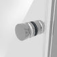 Baridi Pivot Shower Door 800 x 1850mm, 6mm Tempered Glass, Reversible - Chrome DH303