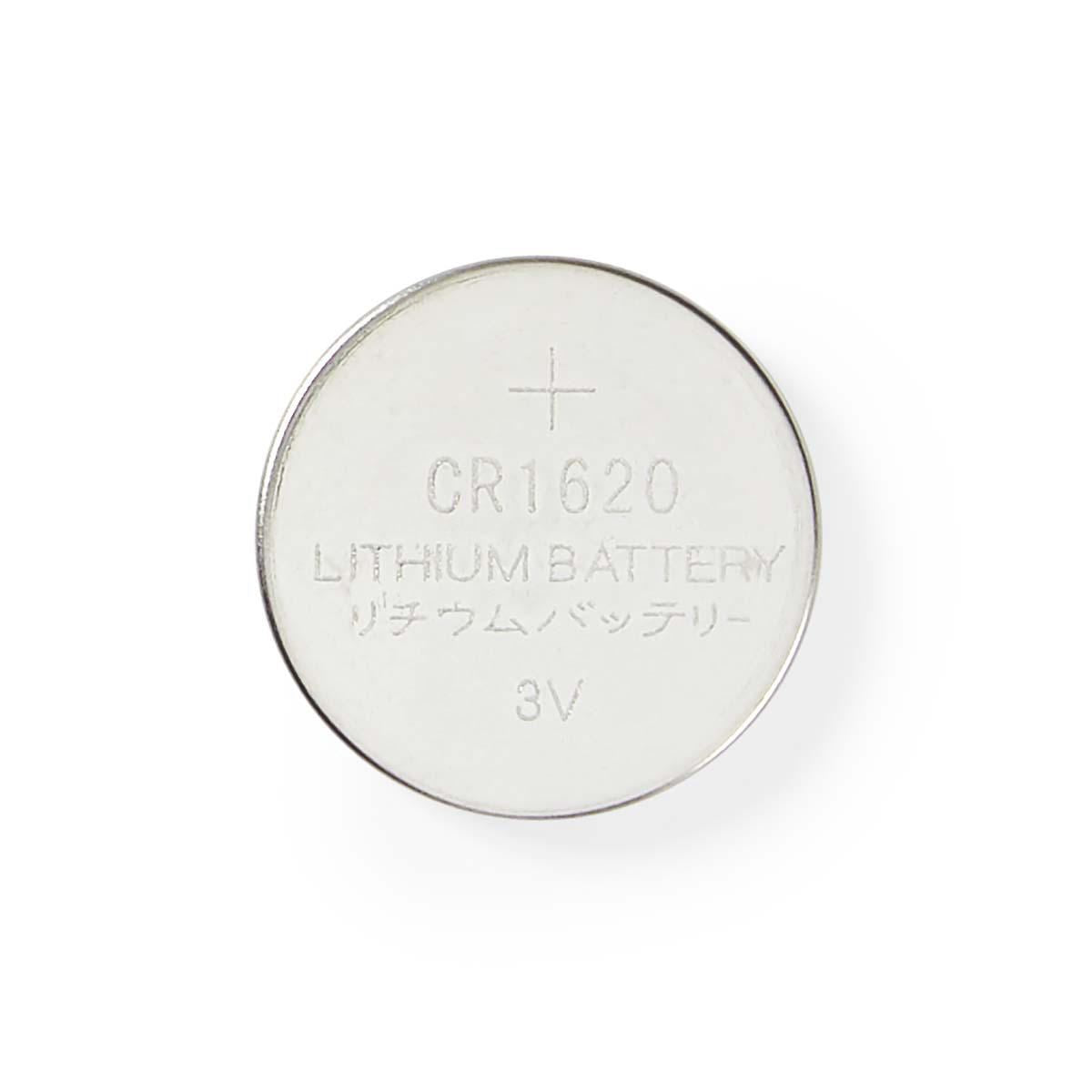 Nedis Lithium Button Cell Battery CR1620 3V 5 pieces Blister BALCR16205BL