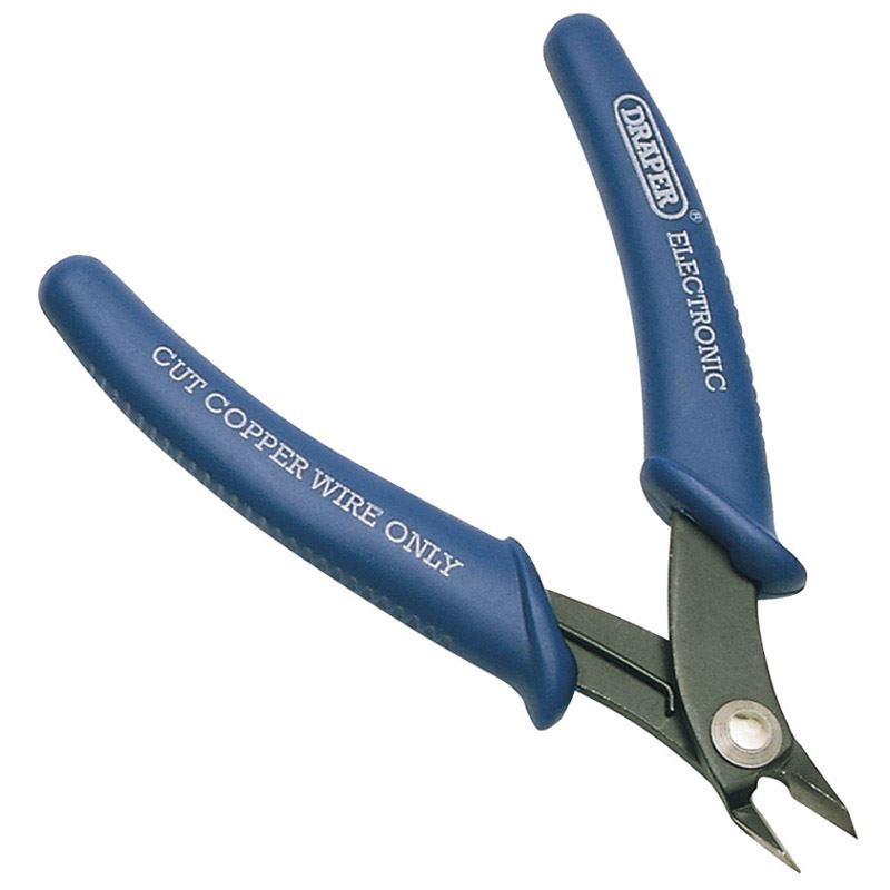 Draper 1x 130mm Electronic Thin Jaw Nipper Garage Professional Standard Tool - 52590