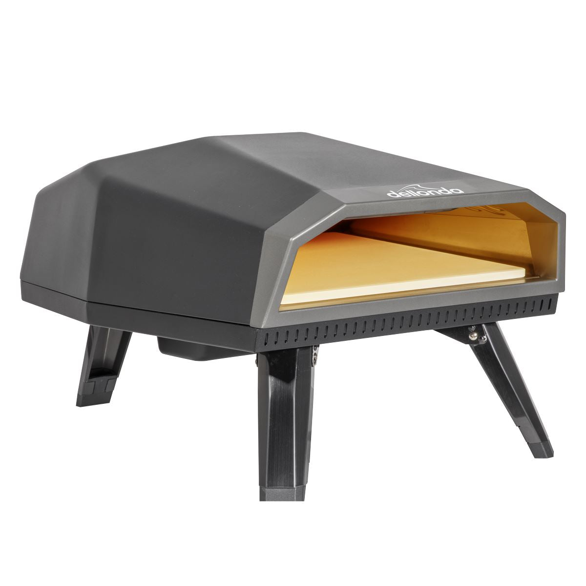 Dellonda Gas Pizza Oven with Gas Regulator, Water Resistant Cover/Carry Bag & 12" Pizza Peel, Portable Outdoor Pizza Maker, Authentic Stone Baked Pizza, Great for Barbecues - DG257 DG257