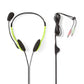 Nedis PC Headset On-Ear 2x 3.5mm Connectors 2m Green CHST100GN