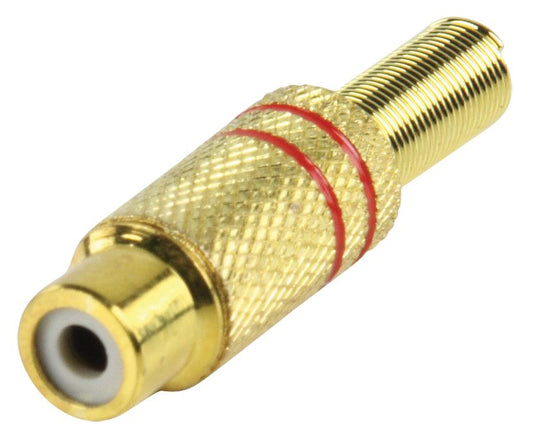 (Disc) Glaxio® RCA contra Plug (Red) CC-108R LL IG1.LL.100 stocked GETR