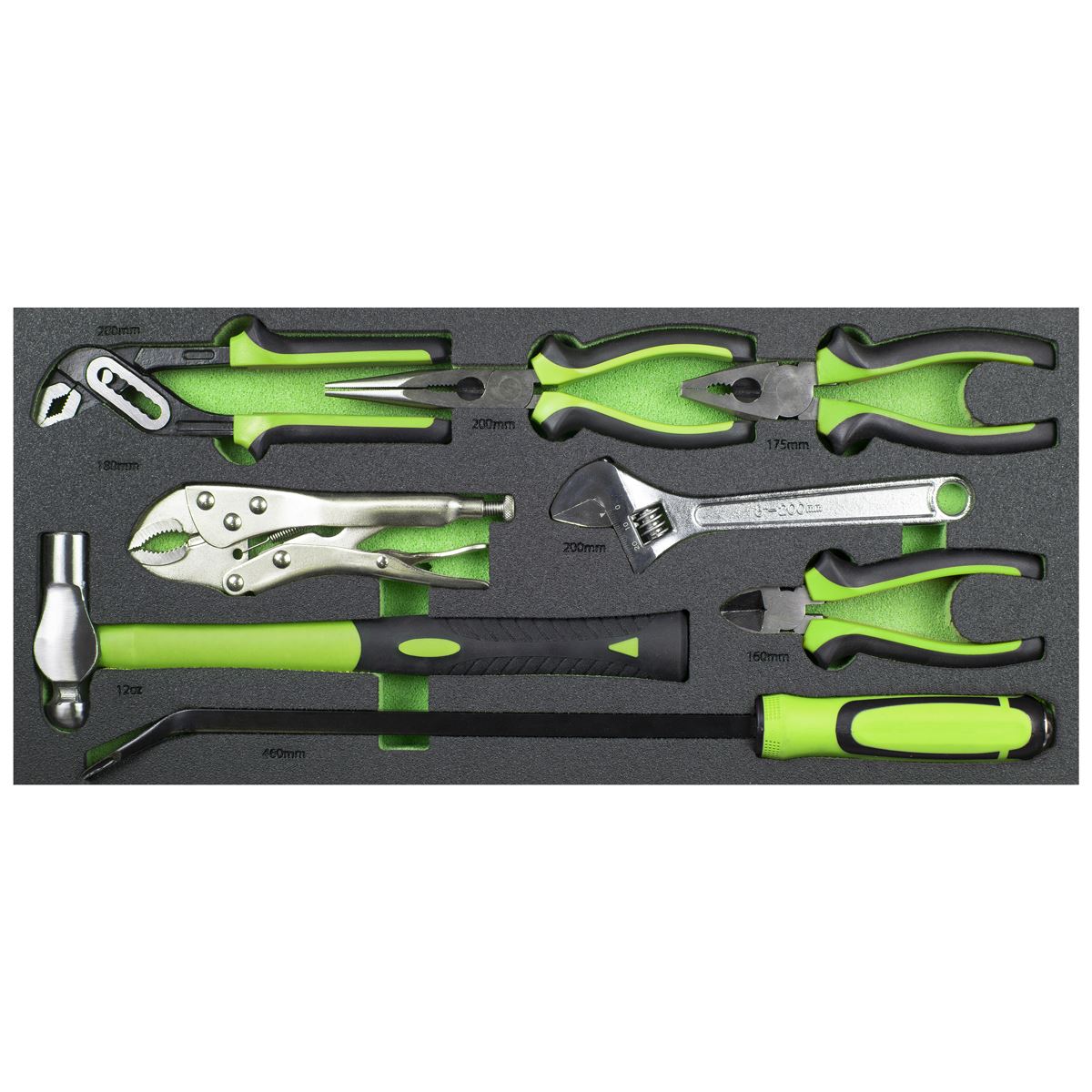 Sealey Siegen Top Chest & Rollcab Combination 6 Drawer & Tool Kit 247pc S01267