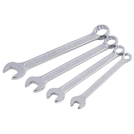 Elora Midget BA Combination Spanner Set Storage Wallet Garage Tool 4 Piece 04197