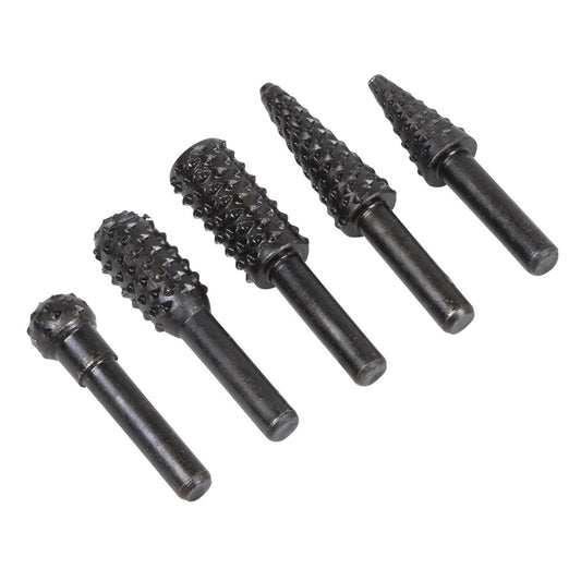 Sealey Rotary Burr Rasp Drill Bit Set 5pc RWBS5