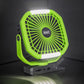 Sealey Portable Clip Fan with Worklight 8" 4 Speeds SCF8WL