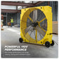 Sealey Premier 36" Industrial High Velocity Rotomold Drum Fan 3-Speed 110V