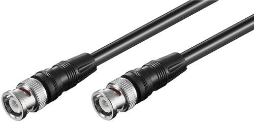 Goobay BNC connector cable 2m BNC male to BNC male 2m (50046)