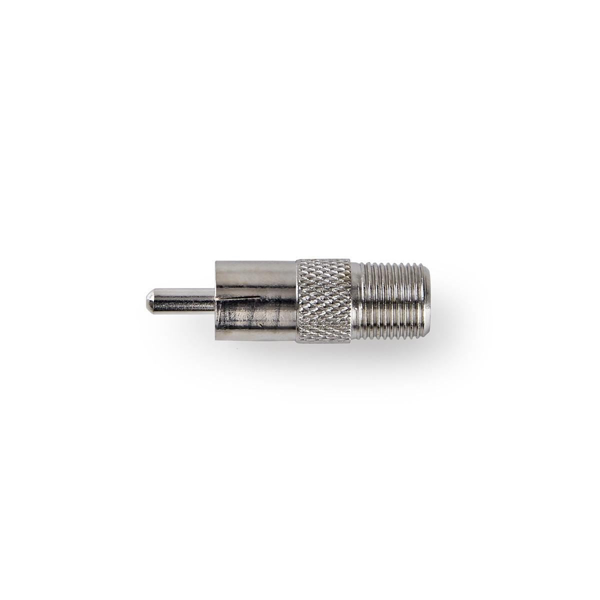 Nedis Satellite Antenna Adapter RCA Male to F Female 10 pieces Metal CSGP41970ME