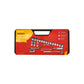 24 Piece 1/2" Drive Socket Set Carbon Steel Ratchet Handle Spark Plug Extension - I0400
